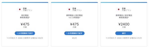 Skypeの月額定額プラン