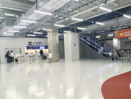 第3ターミナルのバスチケット売り場