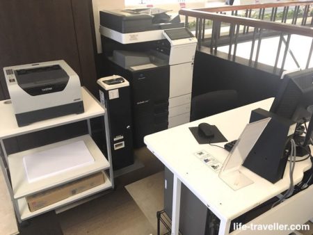 成田ビューホテルのパソコン